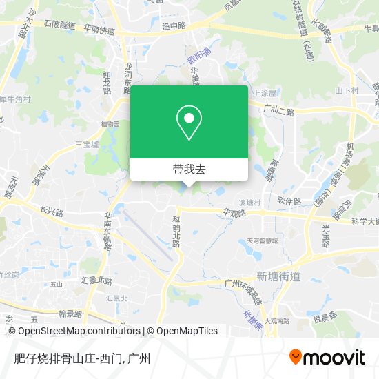 肥仔烧排骨山庄-西门地图
