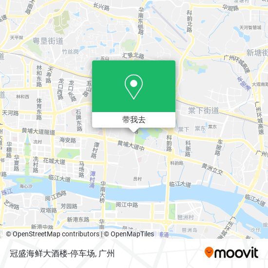 冠盛海鲜大酒楼-停车场地图