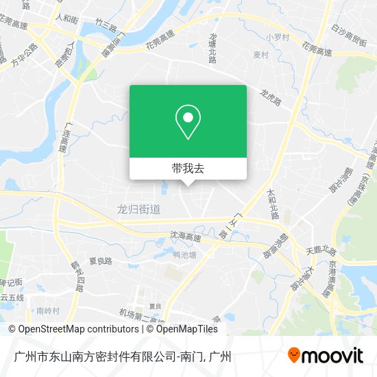 广州市东山南方密封件有限公司-南门地图