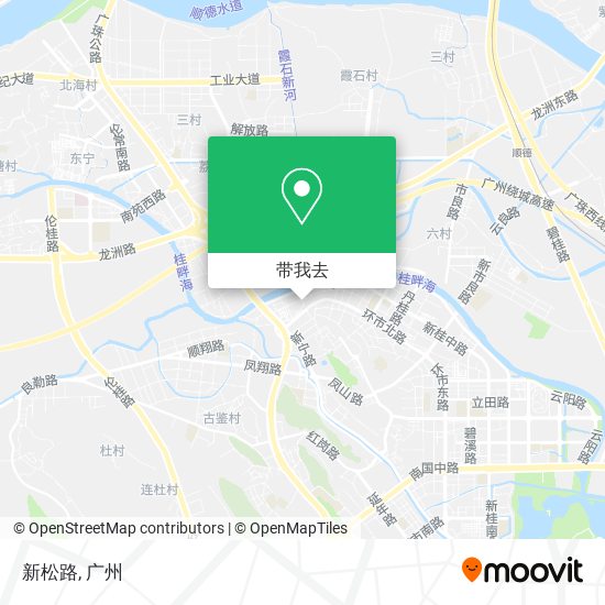 新松路地图