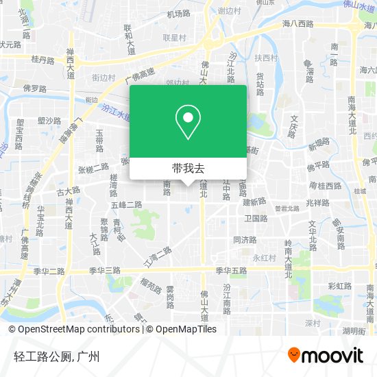 轻工路公厕地图