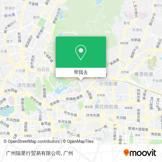 广州陆星行贸易有限公司地图
