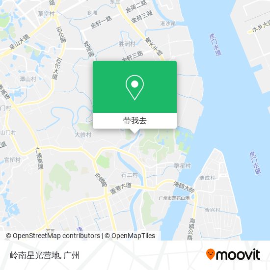 岭南星光营地地图