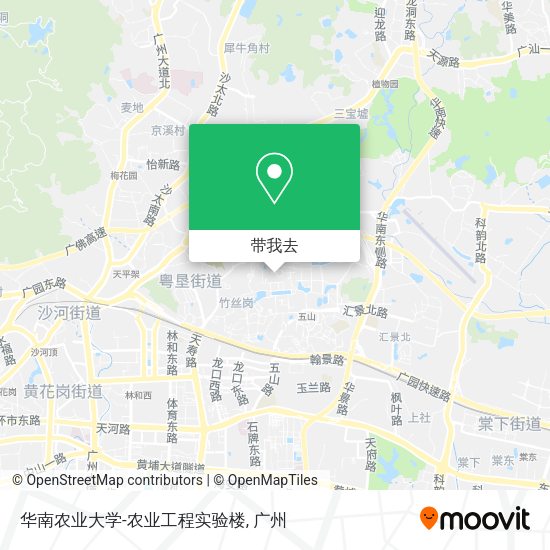 华南农业大学-农业工程实验楼地图