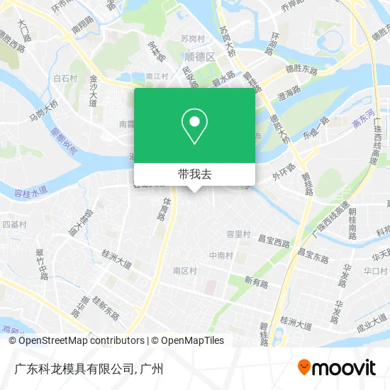 广东科龙模具有限公司地图