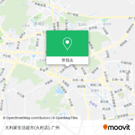 大利家生活超市(火村店)地图