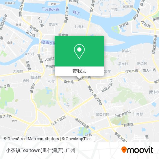 小茶镇Tea town(里仁洞店)地图