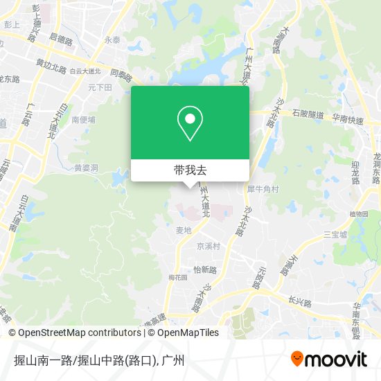 握山南一路/握山中路(路口)地图