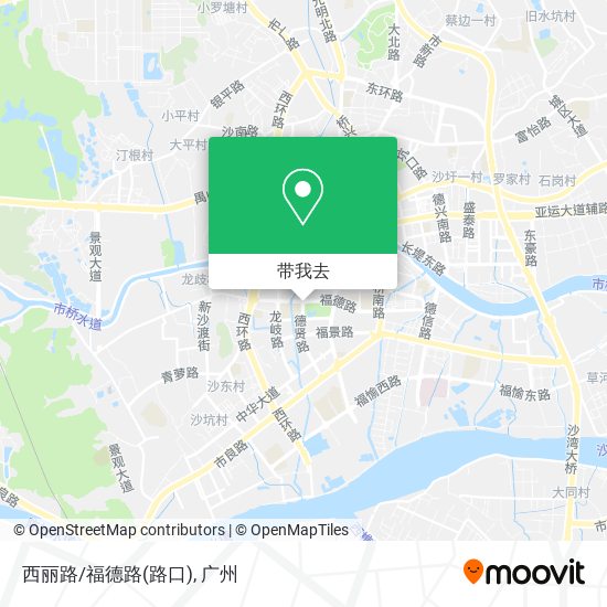 西丽路/福德路(路口)地图