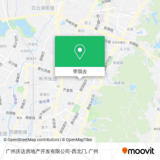广州庆达房地产开发有限公司-西北门地图