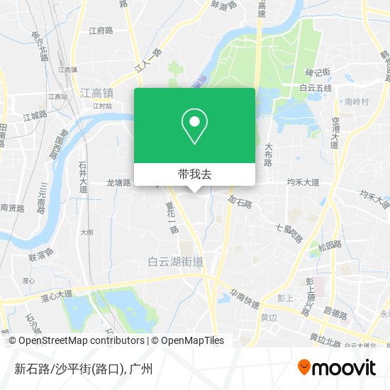 新石路/沙平街(路口)地图