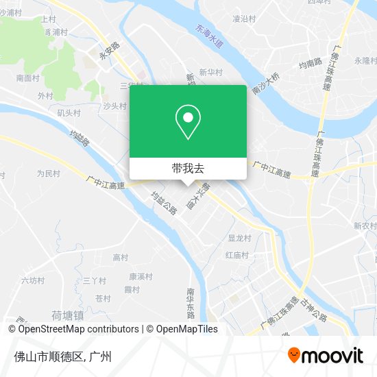 佛山市顺德区地图