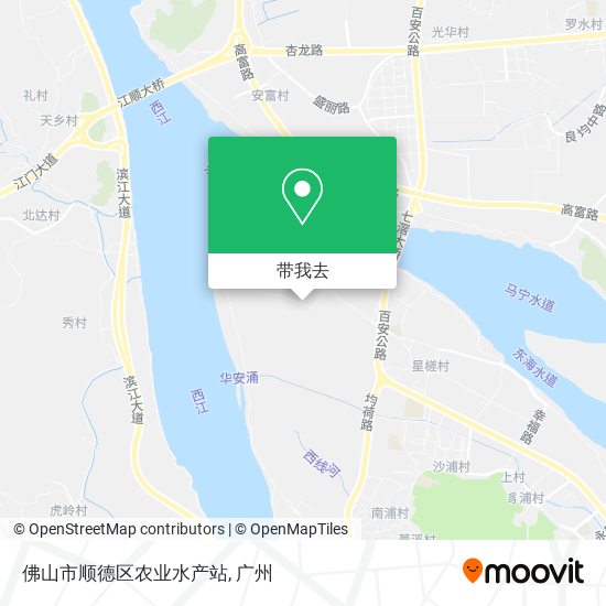 佛山市顺德区农业水产站地图