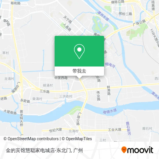 金的宾馆慧聪家电城店-东北门地图