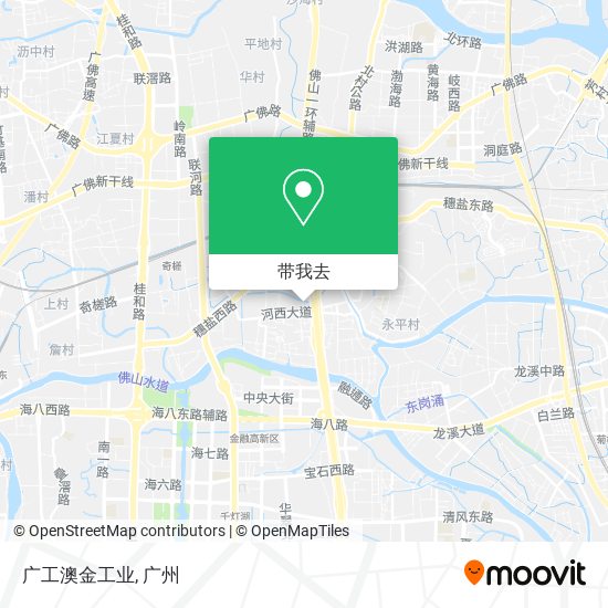 广工澳金工业地图