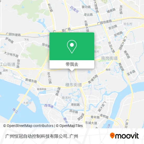广州恒冠自动控制科技有限公司地图