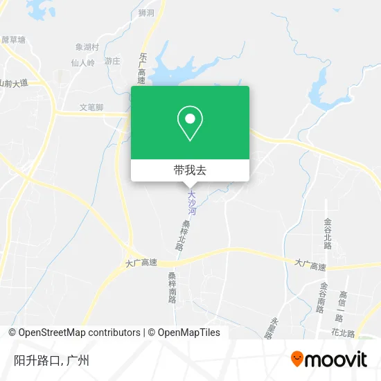 阳升路口地图
