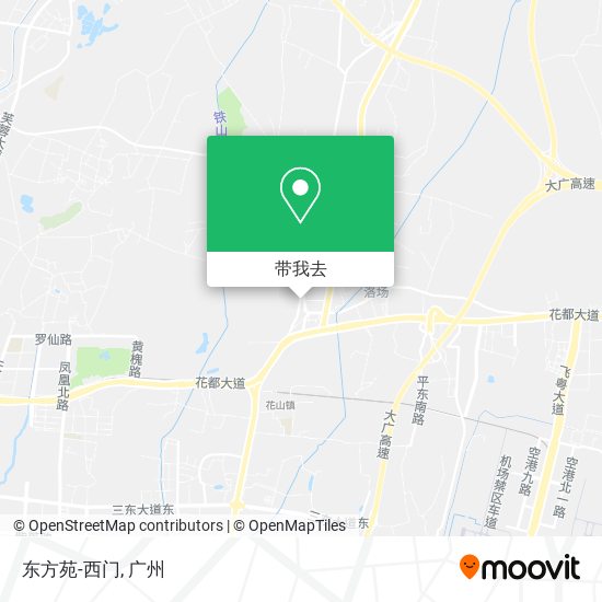 东方苑-西门地图