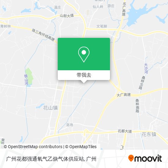 广州花都强通氧气乙炔气体供应站地图