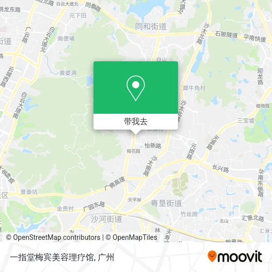 一指堂梅宾美容理疗馆地图