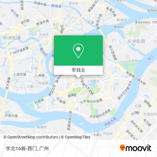 学北16栋-西门地图