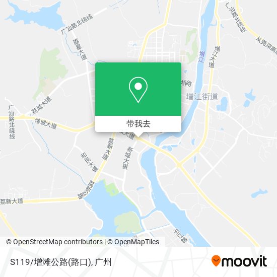 S119/增滩公路(路口)地图