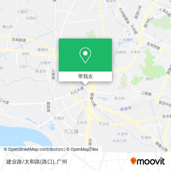 建业路/太和路(路口)地图