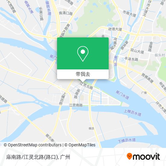 庙南路/江灵北路(路口)地图