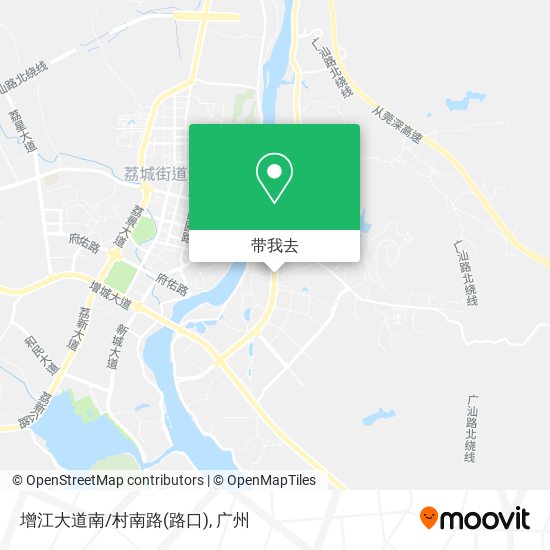 增江大道南/村南路(路口)地图