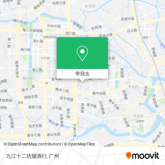 九江十二坊烟酒行地图