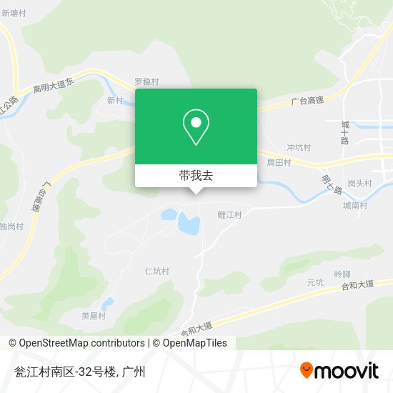 瓮江村南区-32号楼地图