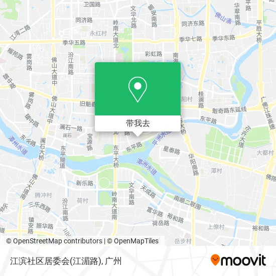 江滨社区居委会(江湄路)地图