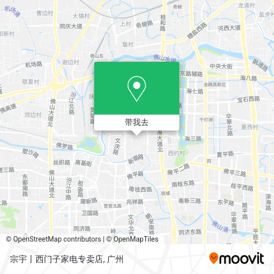 宗宇丨西门子家电专卖店地图