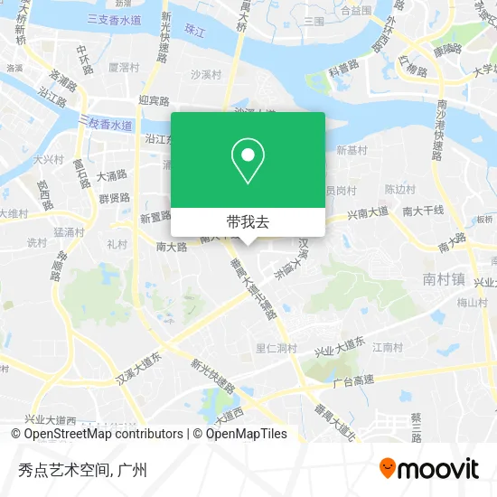 秀点艺术空间地图