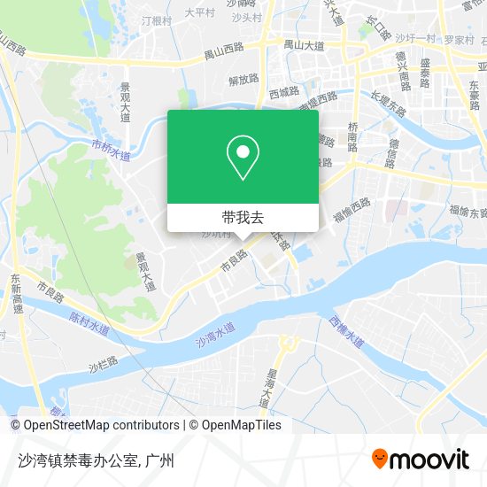 沙湾镇禁毒办公室地图