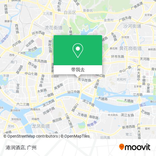 港润酒店地图