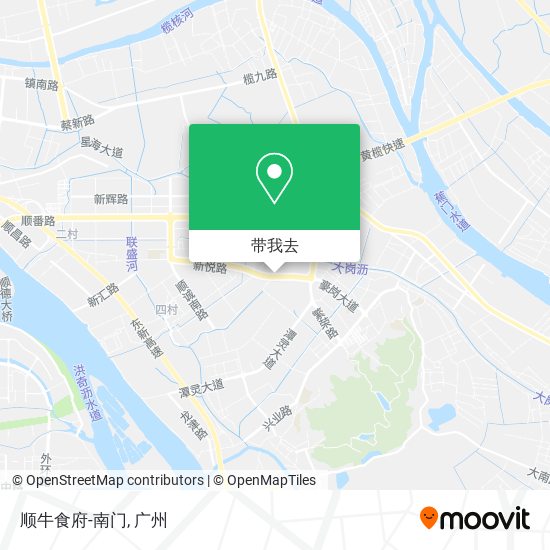 顺牛食府-南门地图