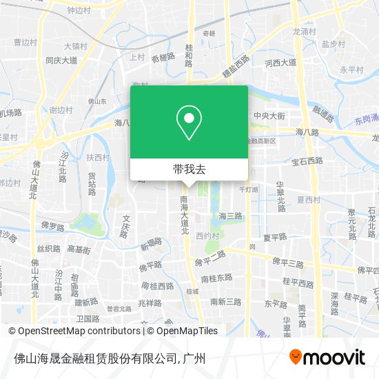 佛山海晟金融租赁股份有限公司地图