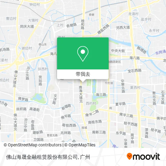 佛山海晟金融租赁股份有限公司地图