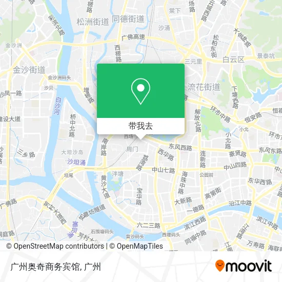 广州奥奇商务宾馆地图