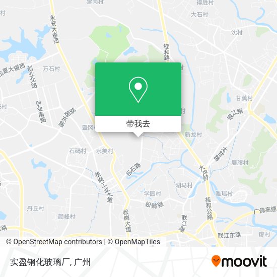 实盈钢化玻璃厂地图