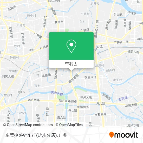 东莞捷盛针车行(盐步分店)地图