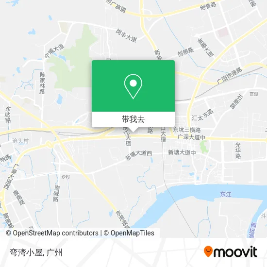弯湾小屋地图