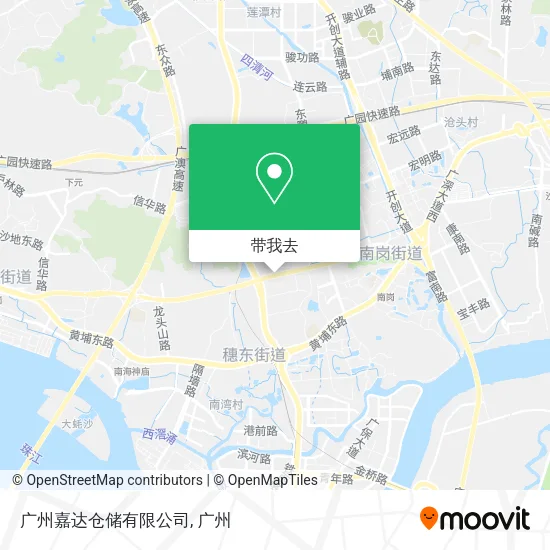 广州嘉达仓储有限公司地图