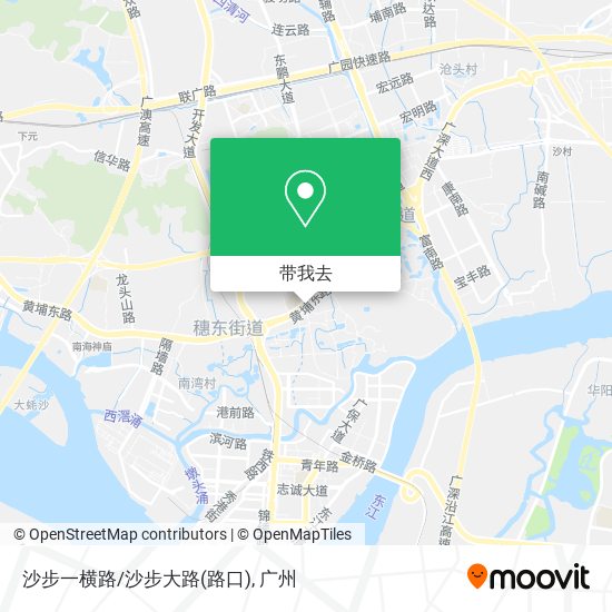 沙步一横路/沙步大路(路口)地图