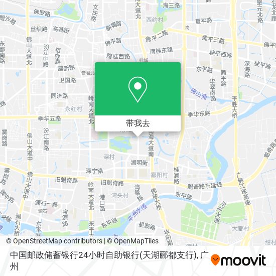 中国邮政储蓄银行24小时自助银行(天湖郦都支行)地图