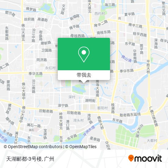 天湖郦都-3号楼地图