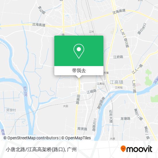 小唐北路/江高高架桥(路口)地图