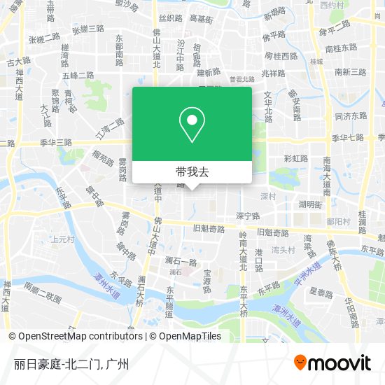 丽日豪庭-北二门地图