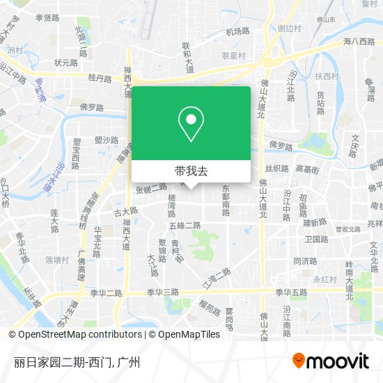 丽日家园二期-西门地图